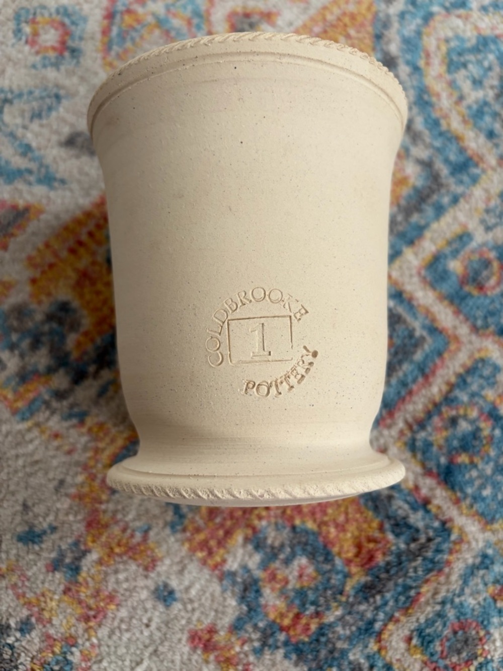 Coldbrook Pottery Ceramic Cup/Vase/Planter Sandstone